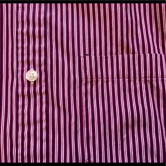 JCPenny Striped Button Down Shirt - Men’s Small - Picture 5 of 6